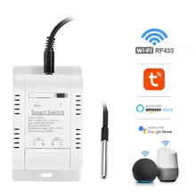Interruptor Inteligente WiFi com Sensor de Temperatura Thumbnail 2
