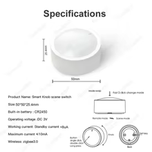 Botão Zigbee Inteligente com Bateria Thumbnail 6
