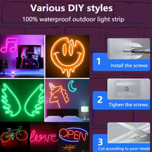 Fita LED Neon TUYA RGB USB Thumbnail 6