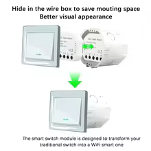Interruptor Inteligente WiFi Tuya com Controle Remoto Thumbnail 4