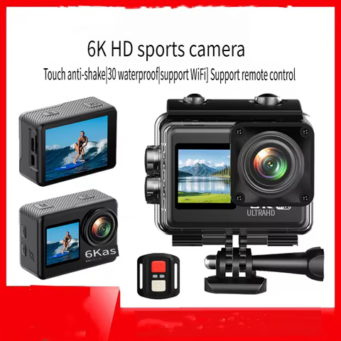 Câmera de Ação 6K Sony EIS
