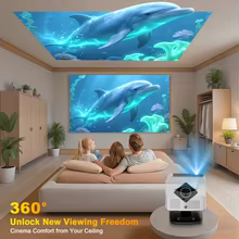 Projetor HORLAT T05Pro 2000 Lumens Android 12 Thumbnail 5
