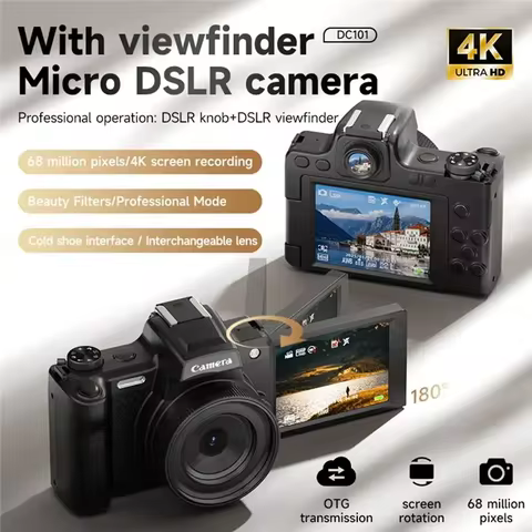 Câmera DSLR Micro 4K