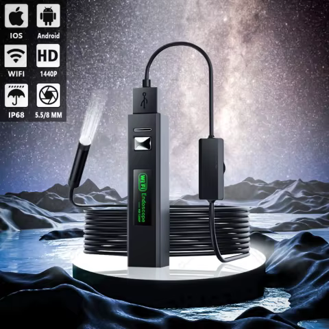Endoscópio Wi-Fi 1200P para Carro