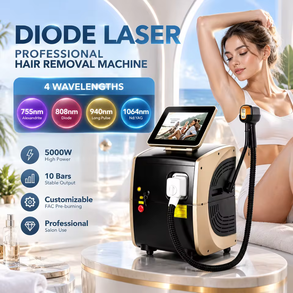 Depiladora Laser Diodo 808nm Profissional