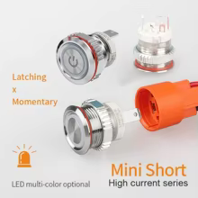 Interruptor Metálico LED 16mm Thumbnail 3