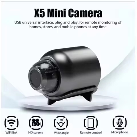 Câmera IP WiFi 1080P Mini