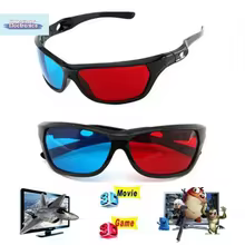Óculos 3D Anaglifo Colorido Thumbnail 3
