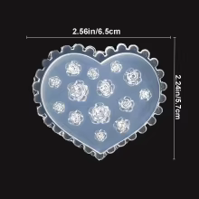Moldes 3D Flores para Unhas Silicone Thumbnail 4