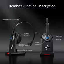 Fone de Ouvido Bluetooth JIAMQISHI EH06 Thumbnail 5