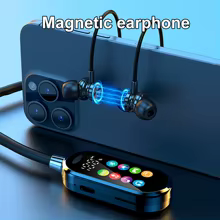 KEBIDUMEI Fones Bluetooth 5.4 Tela HD Thumbnail 6