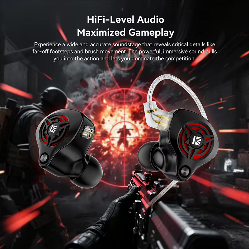Fone de Ouvido KBEAR BK1 HiFi