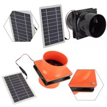 Ventilador Solar 12V 10W Kit Exaustor Thumbnail 1