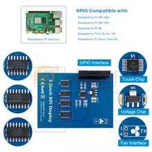 Tela LCD Raspberry Pi 3.5" com Toque Thumbnail 5