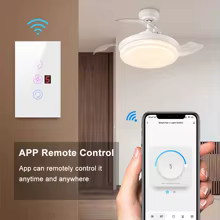 Interruptor Inteligente Ventilador Luz WiFi Thumbnail 3