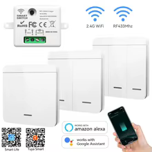 Interruptor Inteligente Tuya Vida Wi-Fi RF Thumbnail 1