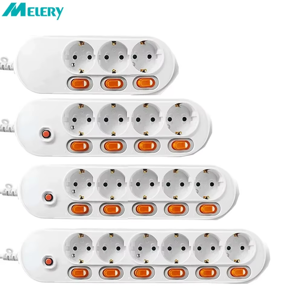 Melery Power Strip 6 Tomadas Proteção
