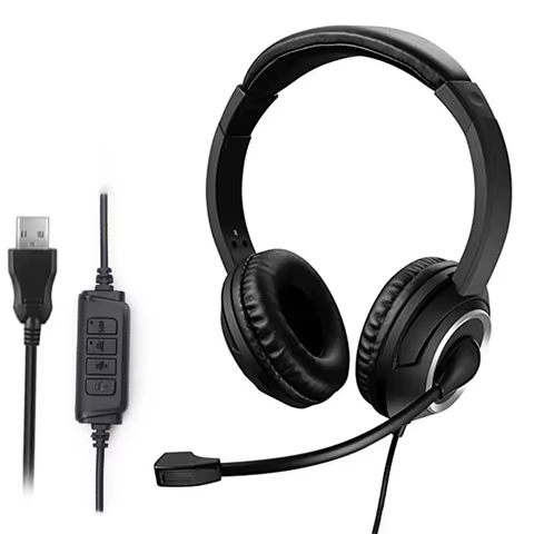 Fone de Ouvido USB Profissional