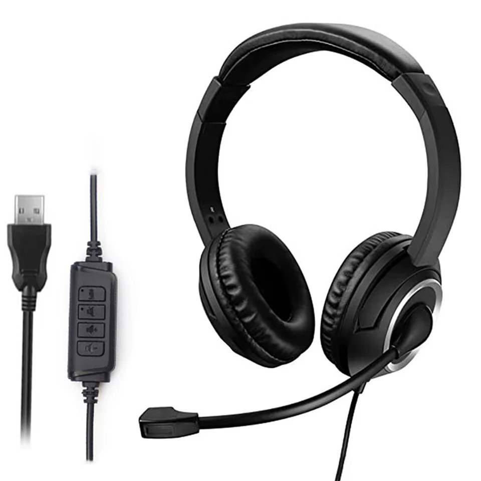 Fone de Ouvido USB Profissional