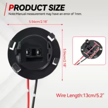 Soquete Adaptador Lâmpada H7 Nylon Thumbnail 5