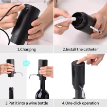 Kit Aerador de Vinho Elétrico 4 em 1 Thumbnail 4