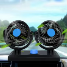 Ventilador Duplo Carro 12V Thumbnail 3
