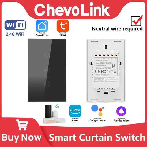 Interruptor Cortinas Inteligente Wi-Fi