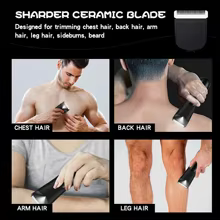 Aparador de Pelos Genital para Homens Thumbnail 4
