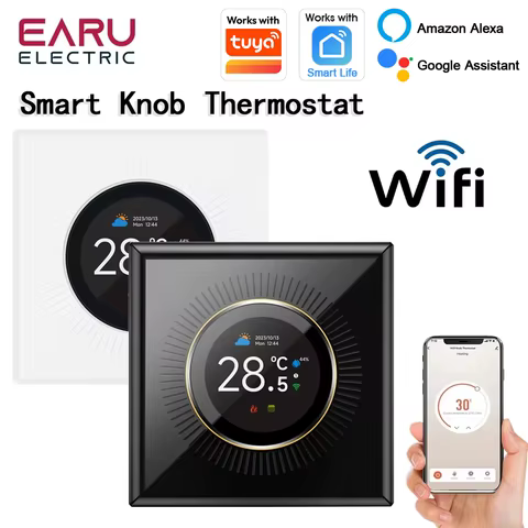 Termostato Inteligente WiFi Tuya EARU