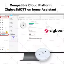 Sensor de Vazamento de Água Tuya Zigbee Thumbnail 4