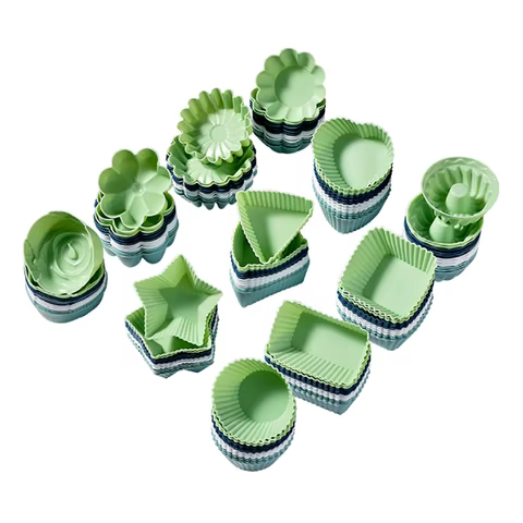 Kit 12 Copos Silicone Cupcake