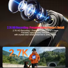 Câmera de Ação WiFi 2.7K Rotativa Thumbnail 6
