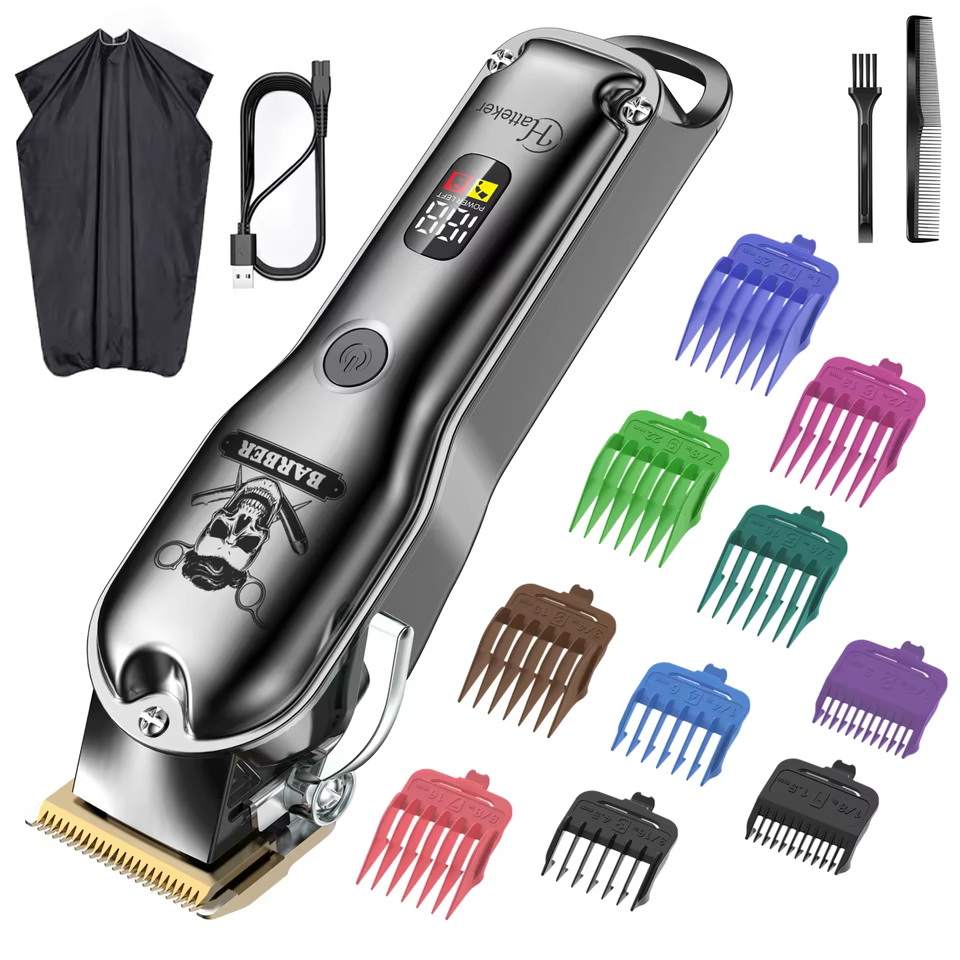 Aparador de Cabelo Profissional Sem Fio