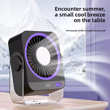 Mini Ventilador Portátil com Display Thumbnail 2
