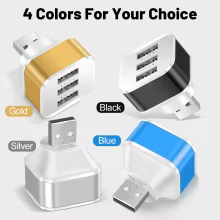 Adaptador USB 3 em 1 com 3 Portas Thumbnail 1