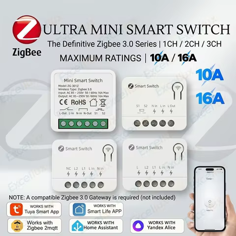 Interruptor Inteligente ZigBee Mini