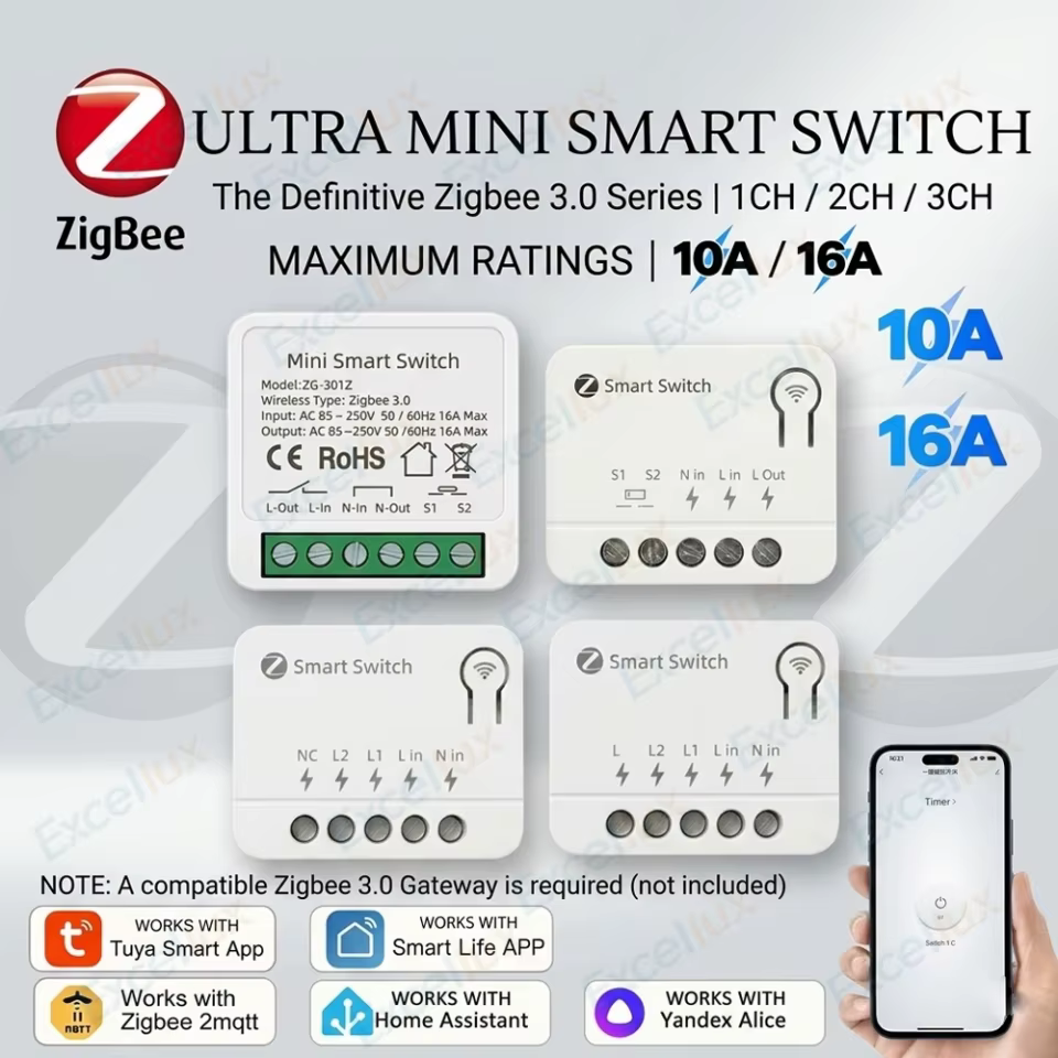 Interruptor Inteligente ZigBee Mini
