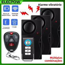 Alarme de Segurança Elecpow 110dB com Controle Remoto Thumbnail 1
