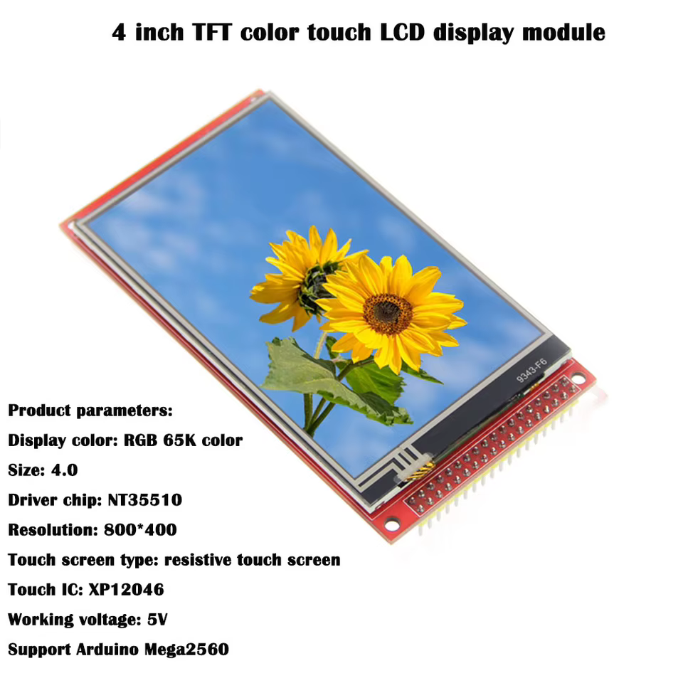 Display TFT 4" Touch Arduino