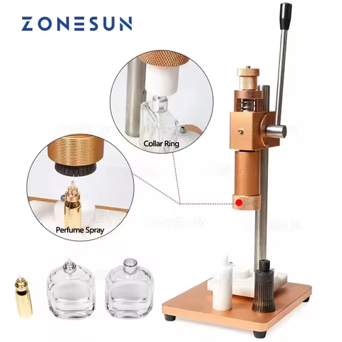 Máquina de Crimpagem Perfume Zonesun