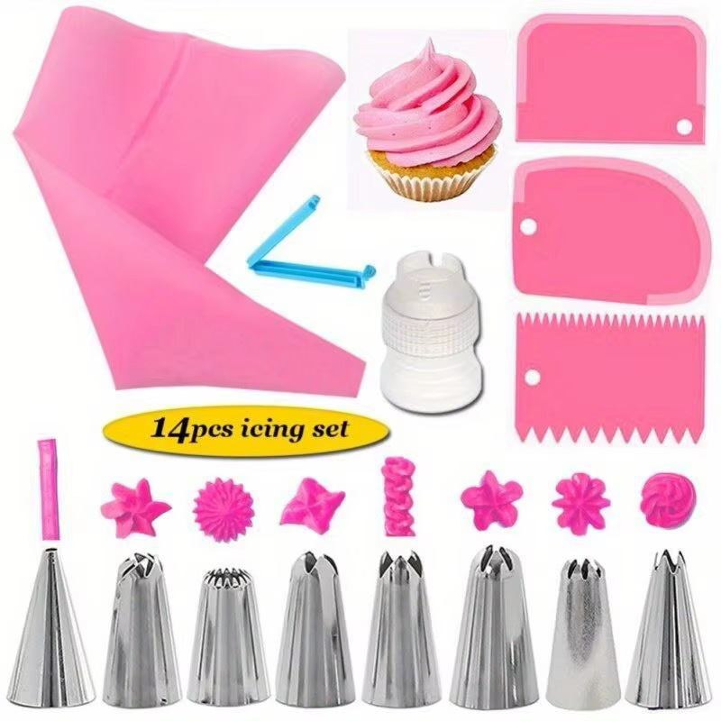 Kit Bicos Silicone Decoração Bolo