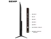 Smart TV Semp 43" 4K UHD Google TV Thumbnail 4