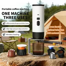 Cafeteira Portátil JFBONIN 3 em 1 Thumbnail 2