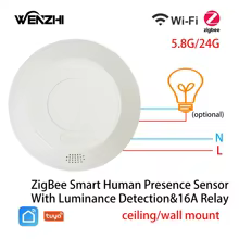 Sensor de Presença Inteligente Zigbee WiFi Thumbnail 1