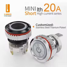 Interruptor Metálico LED 16mm Thumbnail 1