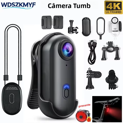 Mini Câmera Esportiva 4K WiFi