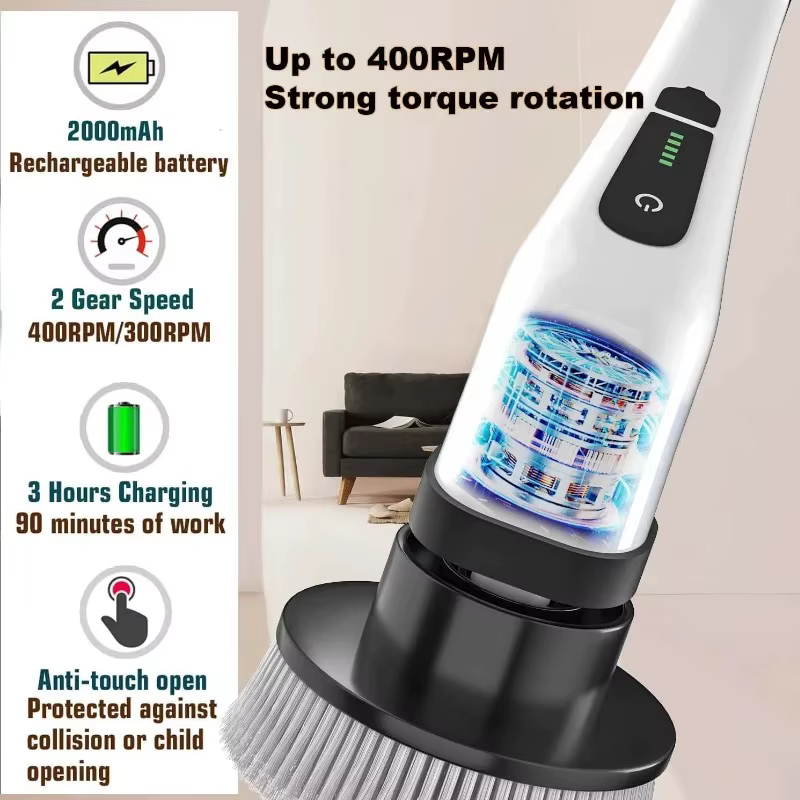 Escova Elétrica Multifuncional NOCCLILI