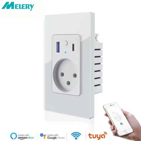 Tomada Inteligente WiFi Tuya 30W
