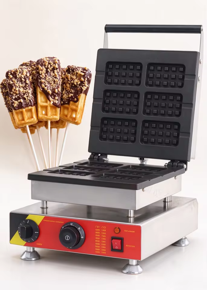 Máquina de Waffles Elétrica
