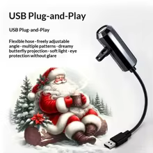 Projetor LED Natal USB 6 Lentes Thumbnail 1